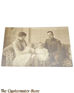 (Feld)postkarte 1915 Herzog und Hertzogin zu Braunschweig und Lüneburg mit den beiden Prinsen