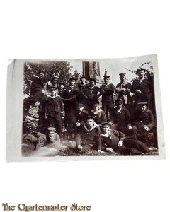 Postkarte/ Photo 1917 Gruppe Marine soldaten 