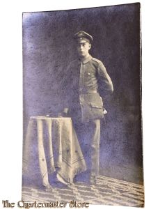 Postkarte/Photo 1915 Deutscher Uffz mit seitengewehr und portepee