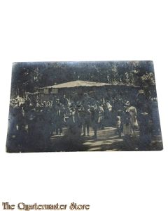 (Feld) Postkarte/Studiophoto 1914 Soldaten des Bayer. Militair Eisenbahn Werkstatten Abt Nr 1