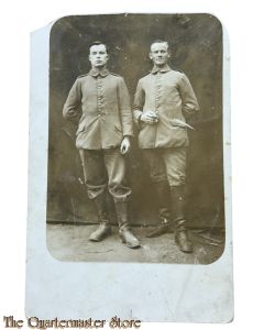 (Feld) Postkarte/Studiophoto 1914 2 Deutsche Soldaten