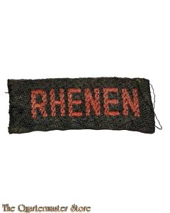 Straatnaam Regiment Rhenen  (Regiment Veld Artillerie)