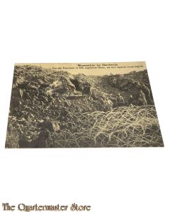 (Feld) Postkarte 1915 Minentrichter bei Marcheville. Von den Franzosen zu früh angesetzte Minen, die ihre eigenen Leute begrub
