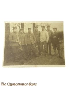 (Photo) Postkarte 1915 , 7 German soldiers posing 