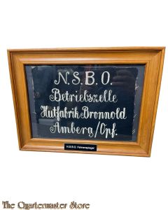Fahnenspiegel NSBO Amberg (Nationalsozialistische Betriebszellenorganisation)