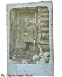 Postkarte/Photo 1915 Deutscher Uffz mit EK II