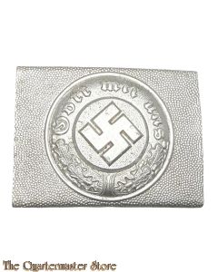 WH (Pol) Alu Kastenschloss Polizei (Aluminium Belt Buckle Police)