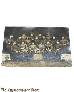 (Feld) Postkarte/Studiophoto 1916 Deutsche Soldaten , zum andenken Munsterlager 1916