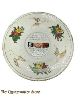 Porzellan Teller Dienstzeit Inf Regt no 69 Trier 1903-05 (China plate 1903-05 Dienstzeit Triet Inf Regt no 69)