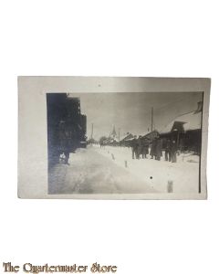 Postkarte/ Photo 1916 Deutsche Soldaten im Schnee 