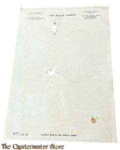 WW2 Stationary  Canada (Y.M.C.A.)