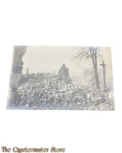 Postkarte/ Photo 1914-18 War damage 