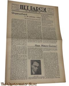 Krant -  Het Parool  1 september 1945 uitgave noordelijke Provincies