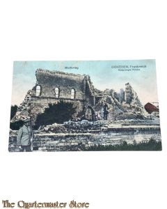 (Feld) Postkarte 1916 Dontrien, Frankreich Gesprengte Kirche