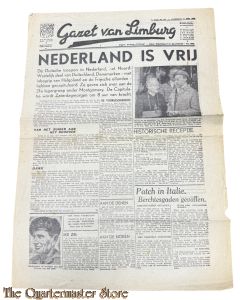 Krant - Gazette van Limburg  6 mei 1945