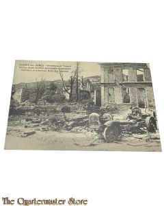 France - Postcard Chemin des Dames , Remains of a German Moto-Car-Section