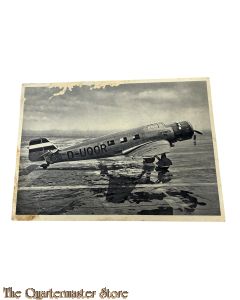 Junckers Fotokarte no 44 - Ganzmetall-Kabinen-Flugzeug Junkers-Ju 160