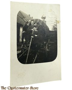 France - Postcard WW1 4 French soldiers