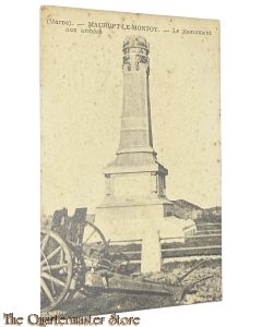 France - Postcard WW1 (Marne). - MAURUPT-LE-MONTOY. - Le monument aux armées