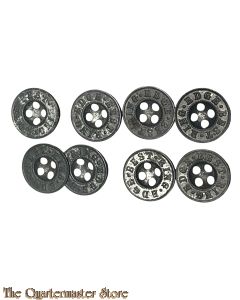 British/US WW1 8 metal uniform buttons 