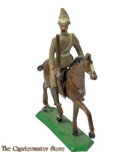 Tinnen kavalerist te paard 