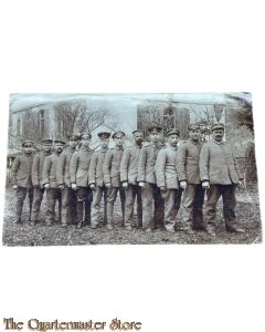 Postkarte/Photo 1915 12 Deutsche Soldaten 
