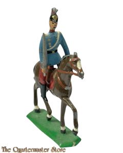 Tinnen kavalerist te paard 