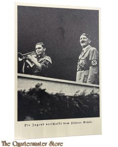 Postkarte militair 1940 Die Jugend verschafft dem Fuhrer Gehor