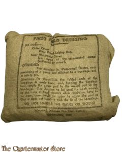 First field dressing 1942  (Australia) (Verbandspakje Australie 1942)