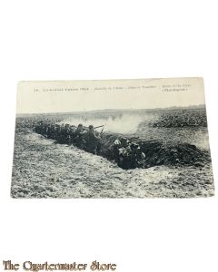 France - Postcard 1915 Bataille de l'Aisne - Dans la Tranchée - Battle of the Aisne