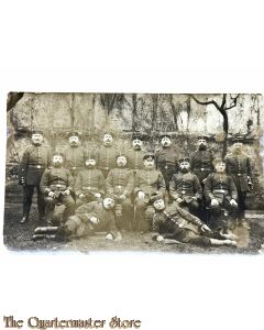 (Feld) Postkarte/Studiophoto 1914 Gruppe Deutsche Soldaten
