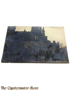 (Feld) Postkarte 1918 Grosse Gruppe Deutsche Soldaten 