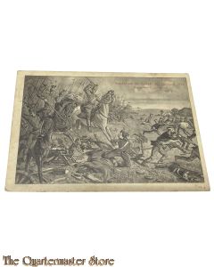 (Feld) Postkarte 1914 Deutschland im Kampfe mit Russland 1914 Unerwartete Ulanen attacke