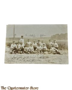 Postkarte/ Photo 1903 Deutscher Soldaten Essen 