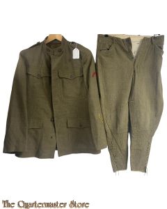 WW1 US Army tunic with breeches corporal Hospital Corps (named)