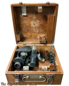 Original U.S. WWII USAAF Fairchild A-10 Bubble Sextant in Transit Chest with Accessories