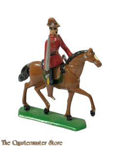 Tinnen kavalerist te paard 