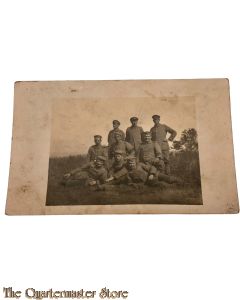 (Feld)postkarte 1916 Grosse gruppe Deutsche Soldaten 50. Res Div.