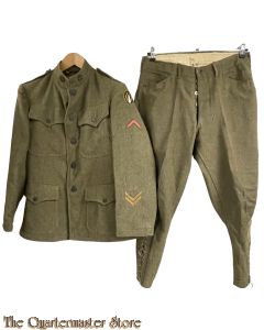 WW1 USNA Army tunic with breeches (National Army)  89th Infantry Division 