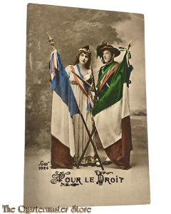 France - Postcard 1915 Pour le Droit