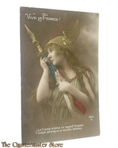France - WW1 Postcard Vive la France 