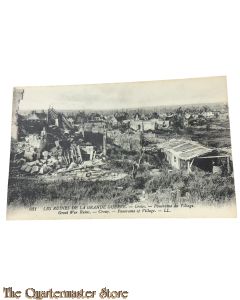 France - Postcard 1917 Crouy. — Panorama du Village