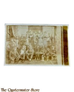 Postkarte/ Photo 1916 Soldaten mit Schwestern im Hospital 