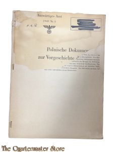 Book - Polnische Dokumente zur Vorgeschichte des Krieges. Erste Folge 1940