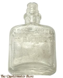 France - WW1 small bottle  alcohol de menthe de ricoles 
