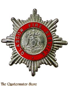 Cap badge Glasgow Fire Service post ww2