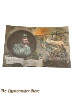 France - Postcard 1915 Bon Souvenir