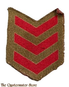 Service chevrons 3 years oversea (Mouwembleem 3 jaar dienst) Woven