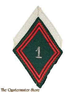 France - sleeve patch chevron No 1 white/red/green
