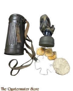 Kriegsmarine M31 Gasmask Cannister and Mask
